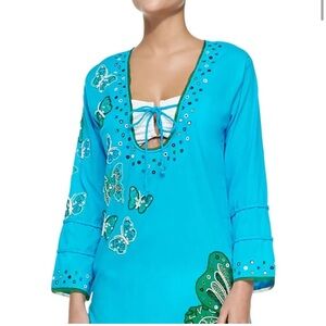 Letarte Scoop Neck Swim Cover up